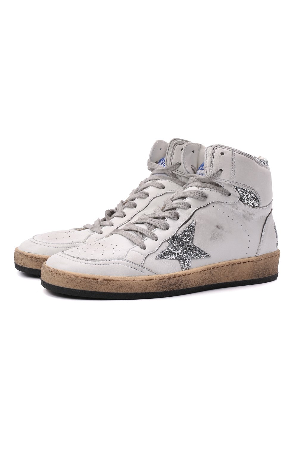 Кожаные кеды sky star GOLDEN GOOSE DELUXE BRAND, арт. GWF00230.F002192, фото 1