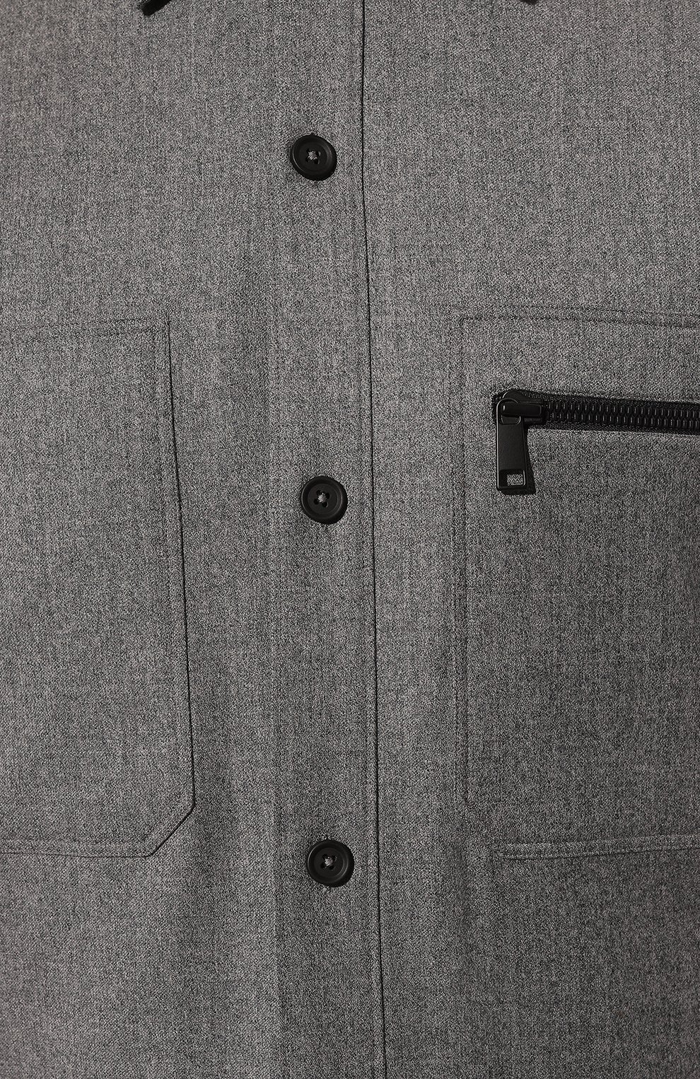 Шерстяная куртка-рубашка ZEGNA, арт. UCV01A6/S0TM2, фото 5
