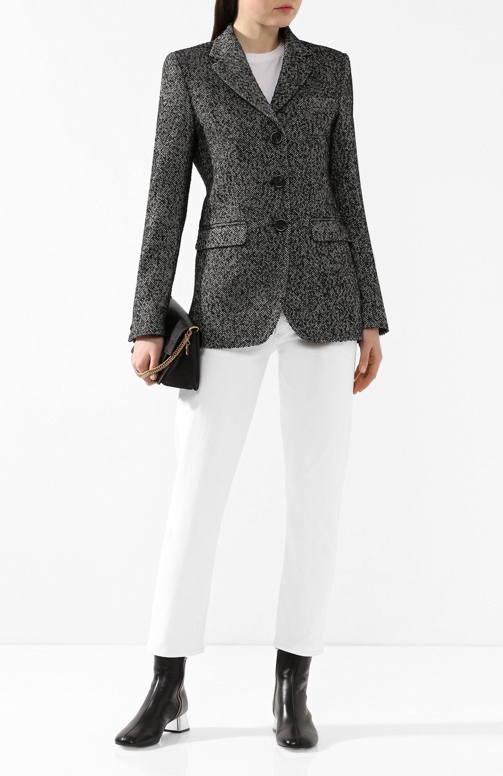 Жакет из смеси шерсти и кашемира SEVEN LAB, арт. J19P-0herringbone, фото 2