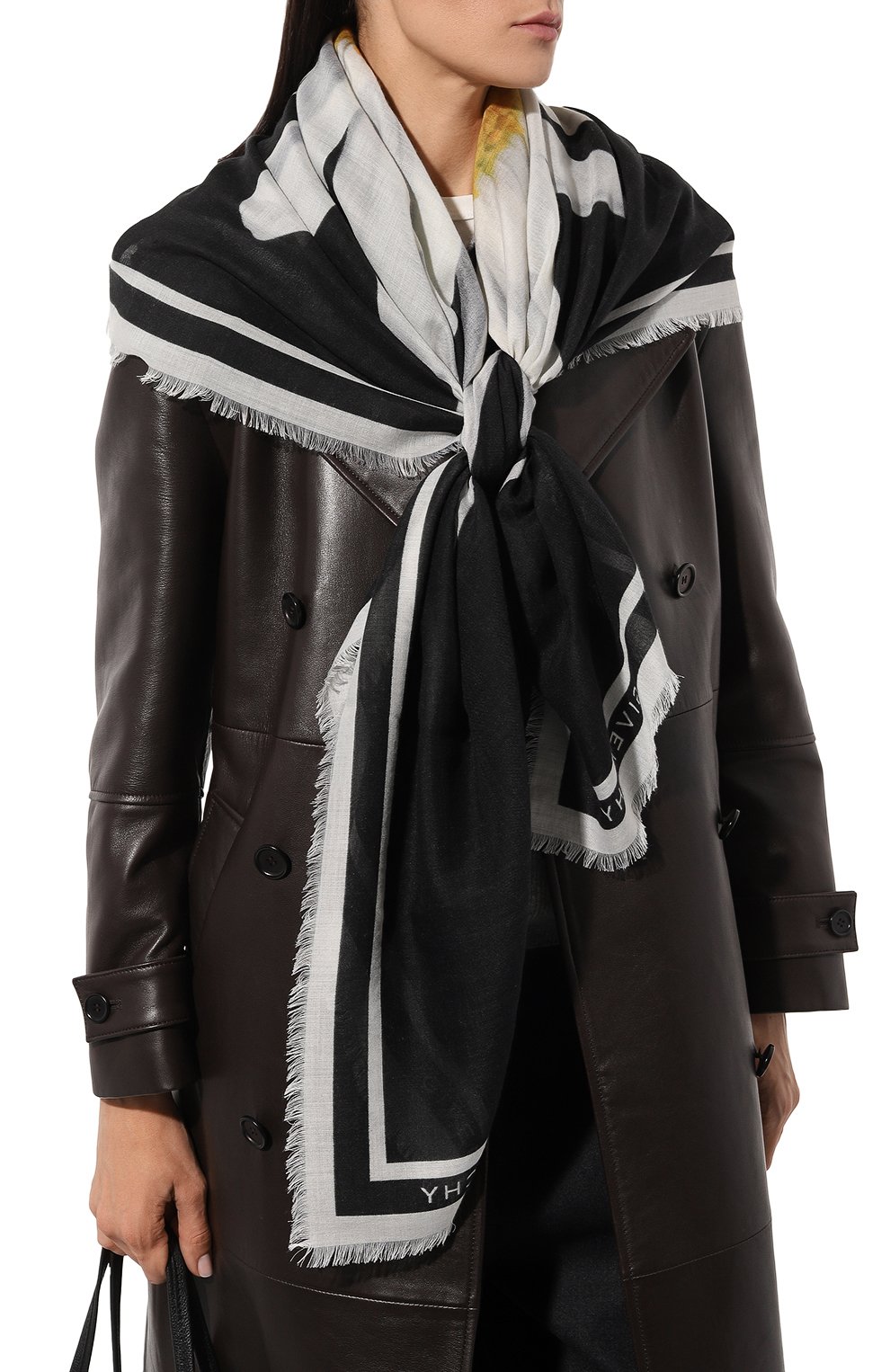 Палантин из кашемира и шелка GIVENCHY, арт. GW1414/SR205, фото 2