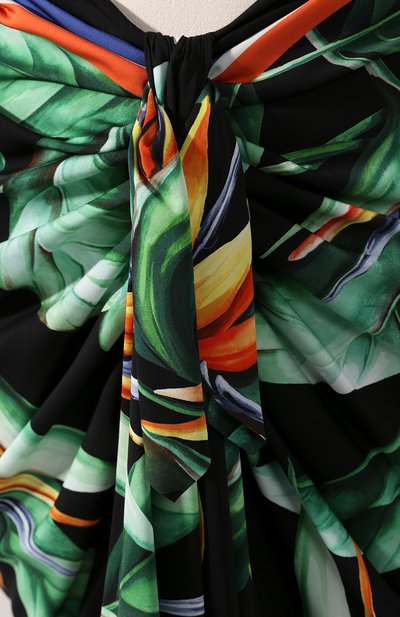 Шелковая юбка DOLCE & GABBANA разноцветного цвета по цене 113000 руб., арт. F4BV2T/FPAIL, фото 5 Шелковая юбка DOLCE & GABBANA, арт. F4BV2T/FPAIL, фото 5