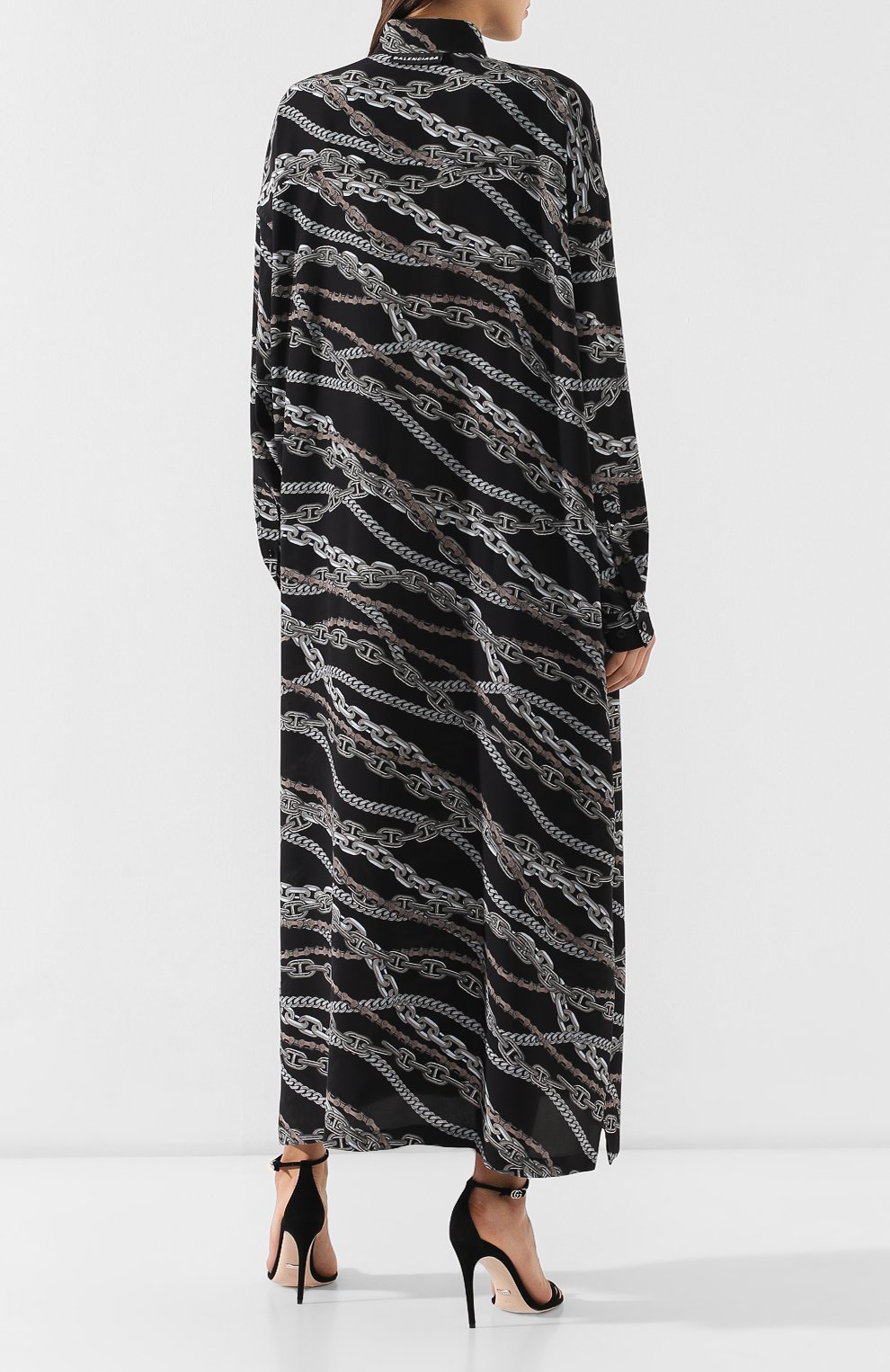 Шелковое платье BALENCIAGA, арт. 571275/TEL68, фото 4
