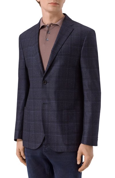 Шерстяной пиджак CORNELIANI, арт. 266002-2616216, фото 4