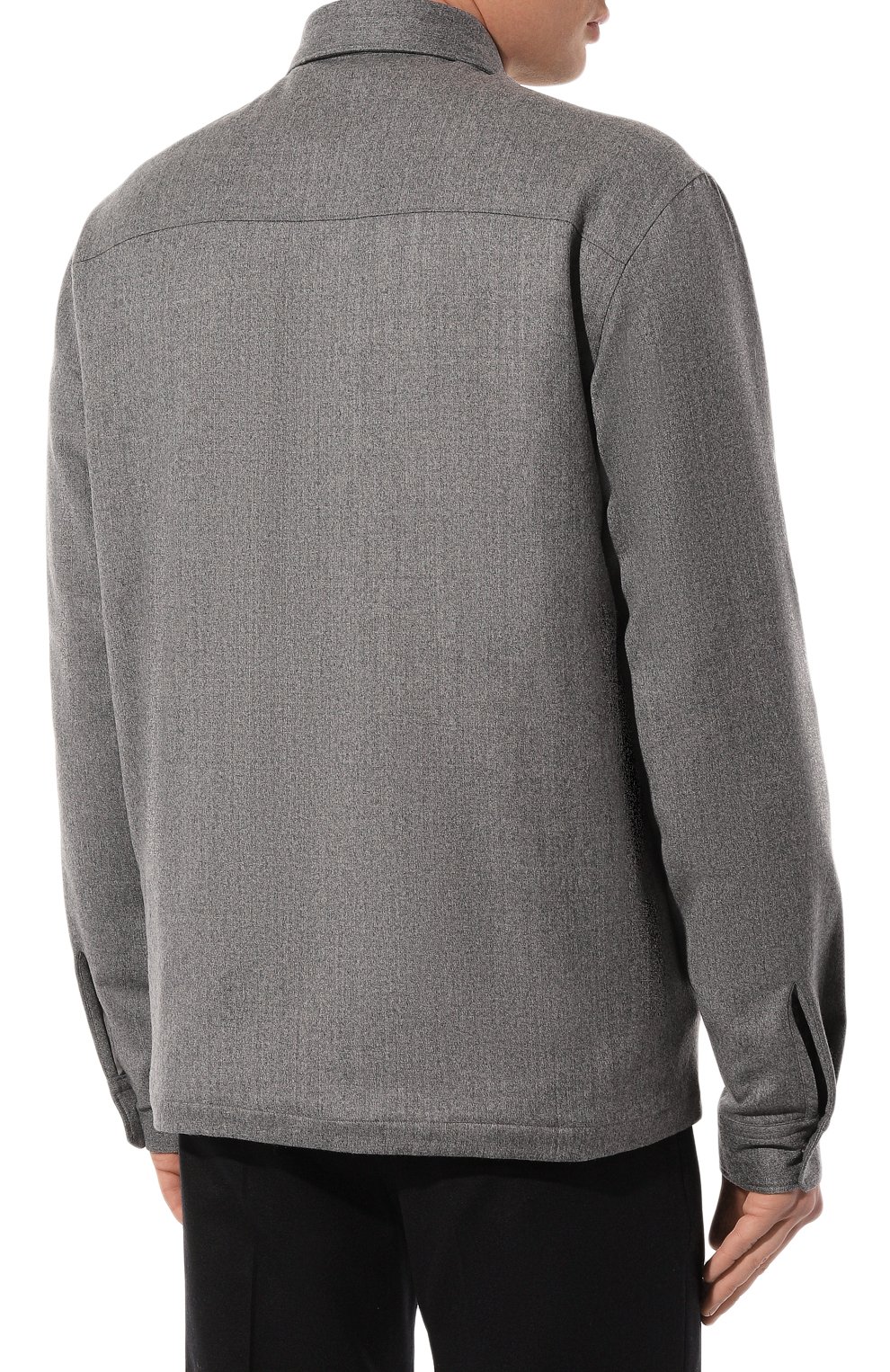 Шерстяная куртка-рубашка ZEGNA, арт. UCV01A6/S0TM2, фото 4