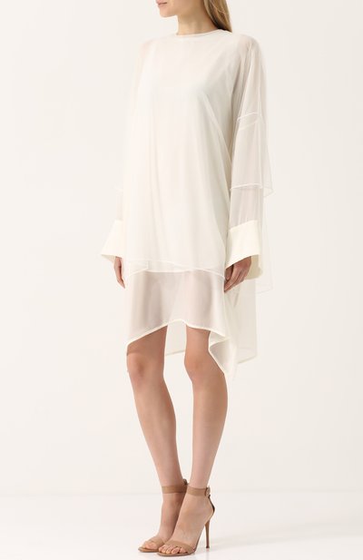 Платье-миди свободного кроя с длинным рукавом ISABEL BENENATO, арт. DJ32F17, фото 3