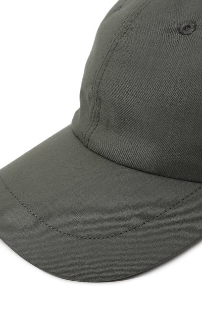 Кашемировая бейсболка COLOMBO хаки цвета по цене 45300 руб., арт. CL00115, фото 4 Кашемировая бейсболка COLOMBO, арт. CL00115, фото 4