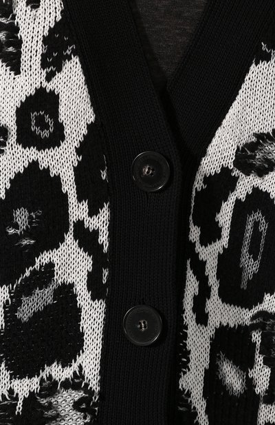 Кардиган из смеси шерсти и хлопка STELLA MCCARTNEY разноцветного цвета по цене 134000 руб., арт. 600020/S2166, фото 5 Кардиган из смеси шерсти и хлопка STELLA MCCARTNEY, арт. 600020/S2166, фото 5