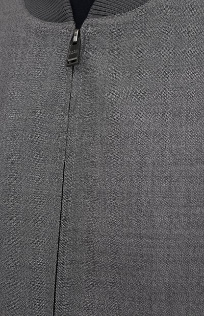 Шерстяной бомбер BOSS, арт. 50450203, фото 5