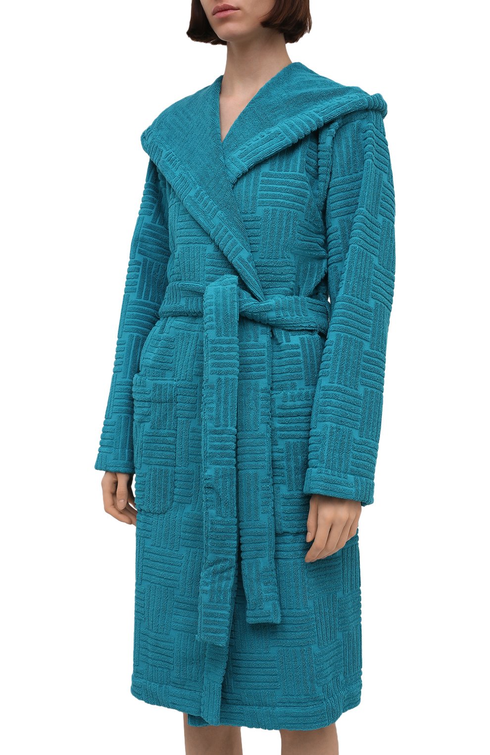 Хлопковый халат BOTTEGA VENETA, арт. 656096/3V106, фото 3