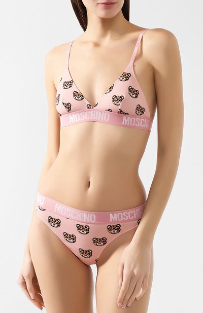 Бюстгальтер с мягкой чашкой MOSCHINO розового цвета по цене 8190 руб., арт. A4617/9015, фото 2 Бюстгальтер с мягкой чашкой MOSCHINO, арт. A4617/9015, фото 2