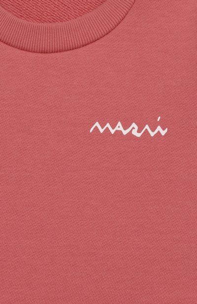Хлопковое платье MARNI темно-розового цвета по цене 10650 руб., арт. M01514/M00V0, фото 3 Хлопковое платье MARNI, арт. M01514/M00V0, фото 3