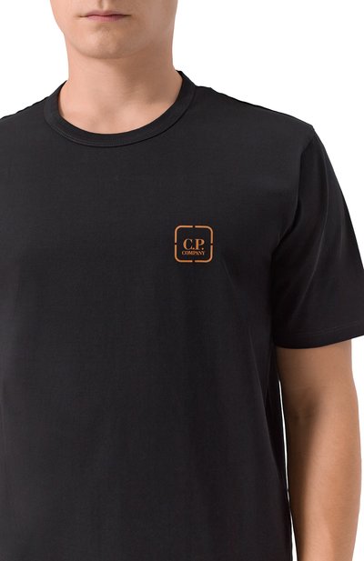 Хлопковая футболка C.P. COMPANY, арт. 19CLTS054A006370W, фото 5