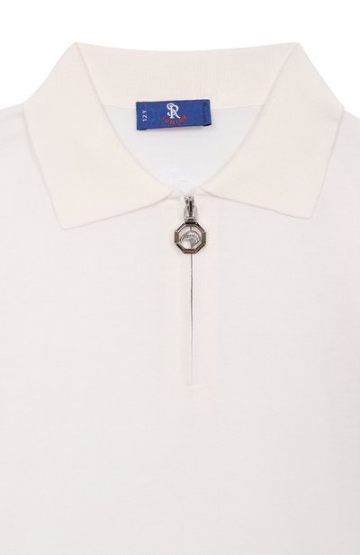 Хлопковое поло STEFANO RICCI JUNIOR, арт. KY13006P31/Y26130, фото 3