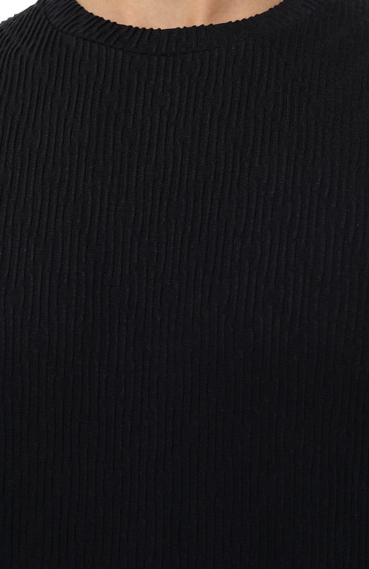 Футболка из вискозы и кашемира Giorgio Armani 6RSM91/SJCEZ Синий  6RSM91/SJCEZ Фото 5