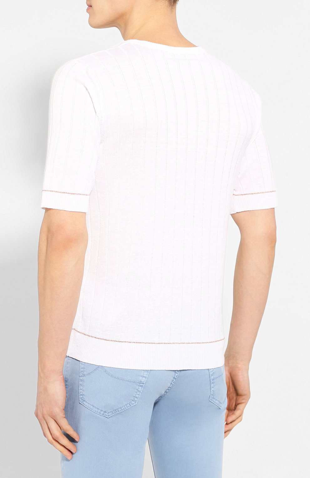 Джемпер из смеси льна и хлопка ELEVENTY PLATINUM, арт. A76MAGA20 MAG0A031, фото 4