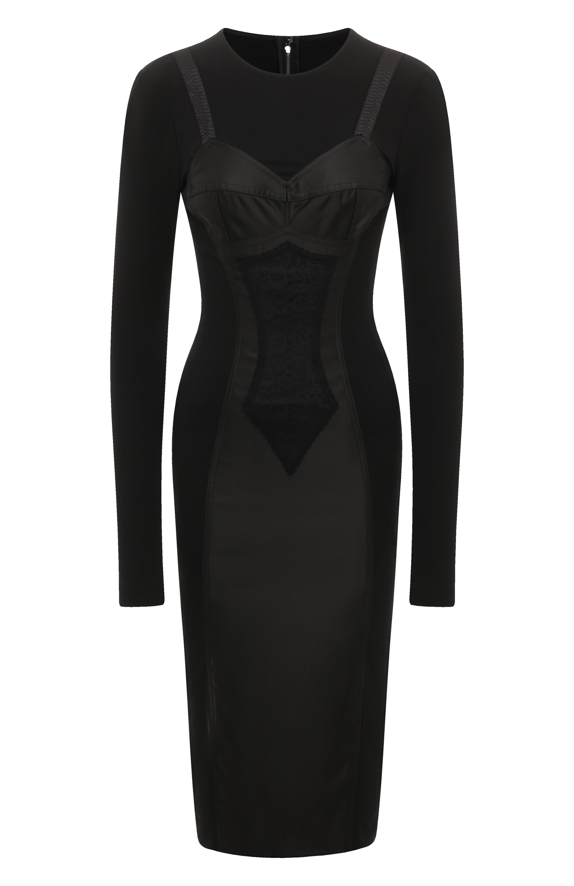 Платье из вискозы и шелка DOLCE & GABBANA, арт. F6ARFT/FUGKF, фото 1