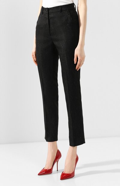 Брюки DOLCE & GABBANA черного цвета по цене 79950 руб., арт. FTAM2T/FJRCM, фото 3 Брюки DOLCE & GABBANA, арт. FTAM2T/FJRCM, фото 3