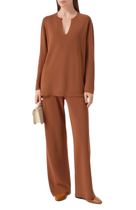 Пуловер из вискозы Gran Sasso 57214/27814 Коричневый  57214/27814 Фото 2