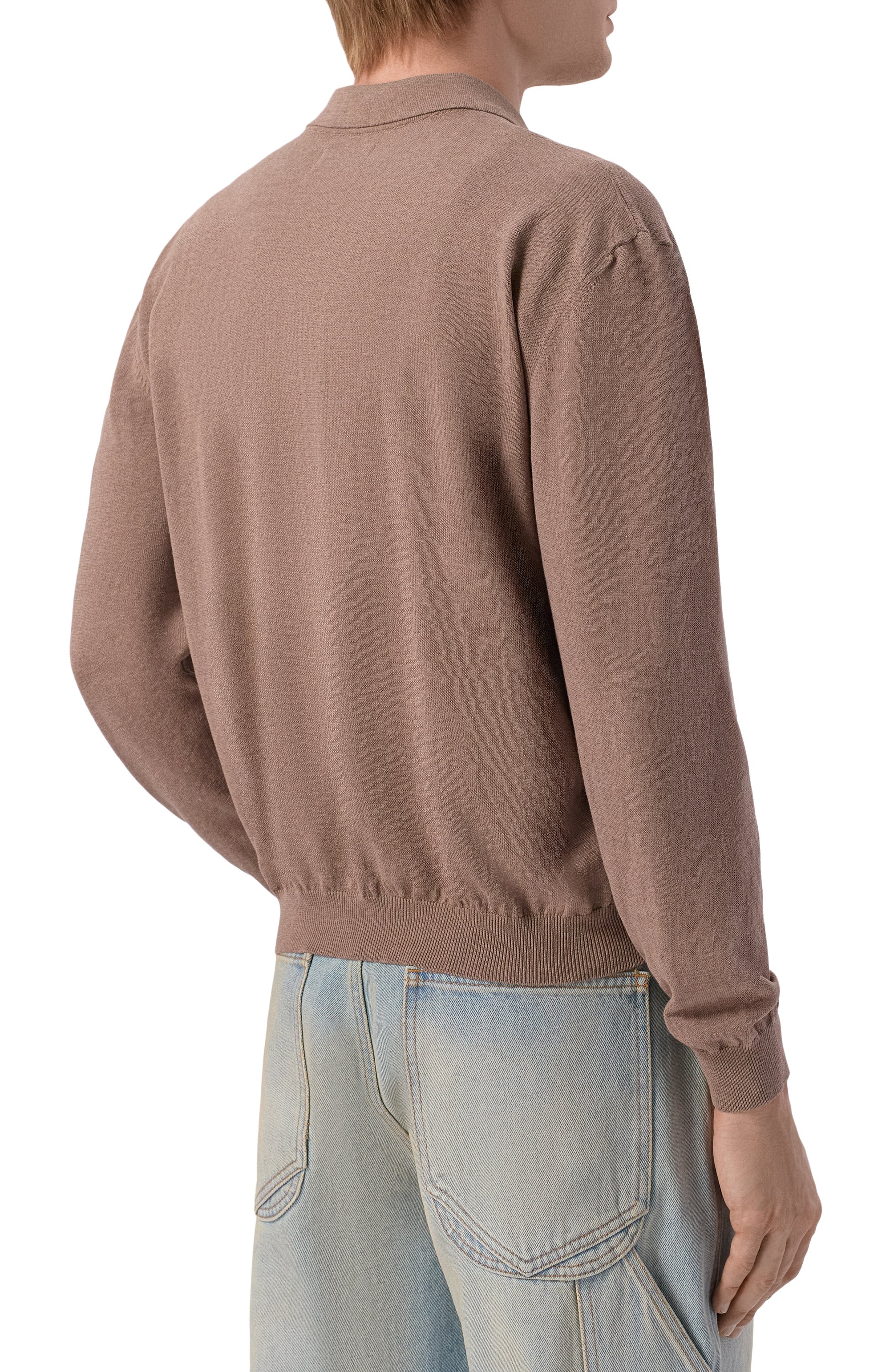 Хлопковое поло MAGLIANO бежевого цвета по цене 86250 руб., арт. MGSS26P001180, фото 4 Хлопковое поло MAGLIANO, арт. MGSS26P001180, фото 4