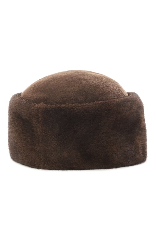 Меховая шапка Татти из норки FurLand 0163500140337600000 Коричневый 0163500140337600000