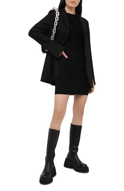Платье из вискозы DSQUARED2 черного цвета по цене 72200 руб., арт. S72CV0138/S17545, фото 2 Платье из вискозы DSQUARED2, арт. S72CV0138/S17545, фото 2