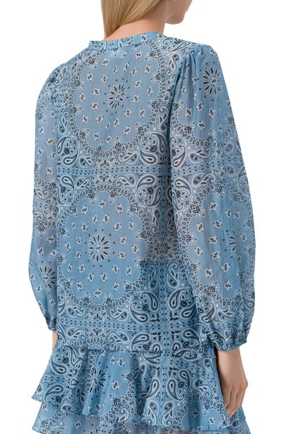 Блузка из хлопка и шелка MC2 SAINT BARTH, арт. STBW HARPER/03091H, фото 4