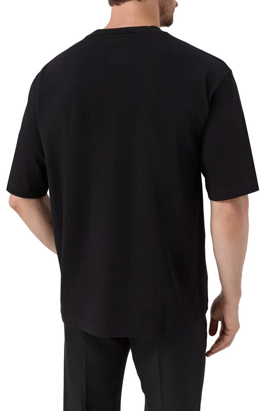 Хлопковая футболка Dsquared2 S79GC0113/D20033 Чёрный  S79GC0113/D20033 Фото 4