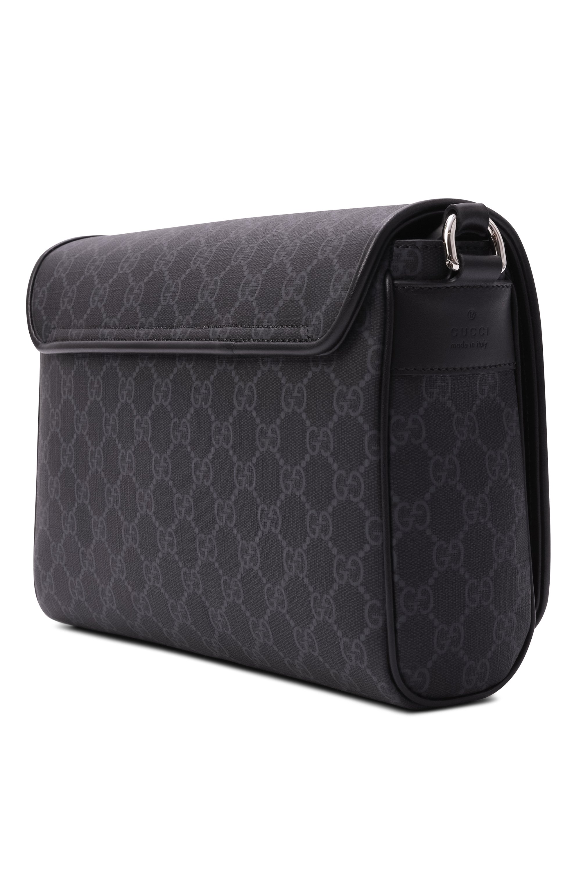 Сумка gg supreme medium GUCCI черного цвета по цене 234500 руб., арт. 792124/FADJA, фото 3 Сумка gg supreme medium GUCCI, арт. 792124/FADJA, фото 3