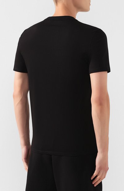 Хлопковая футболка GIVENCHY черного цвета по цене 43950 руб., арт. BM70QN30EG, фото 4 Хлопковая футболка GIVENCHY, арт. BM70QN30EG, фото 4