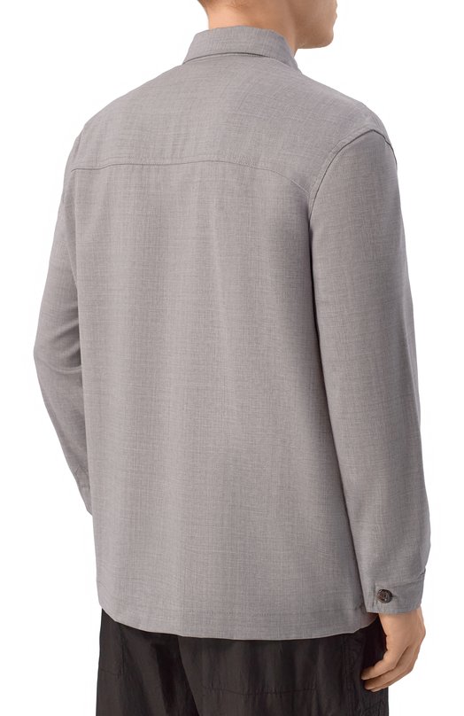 Шерстяная куртка-рубашка Richard J. Brown FRED/T830 Серый  FRED/T830 Фото 4