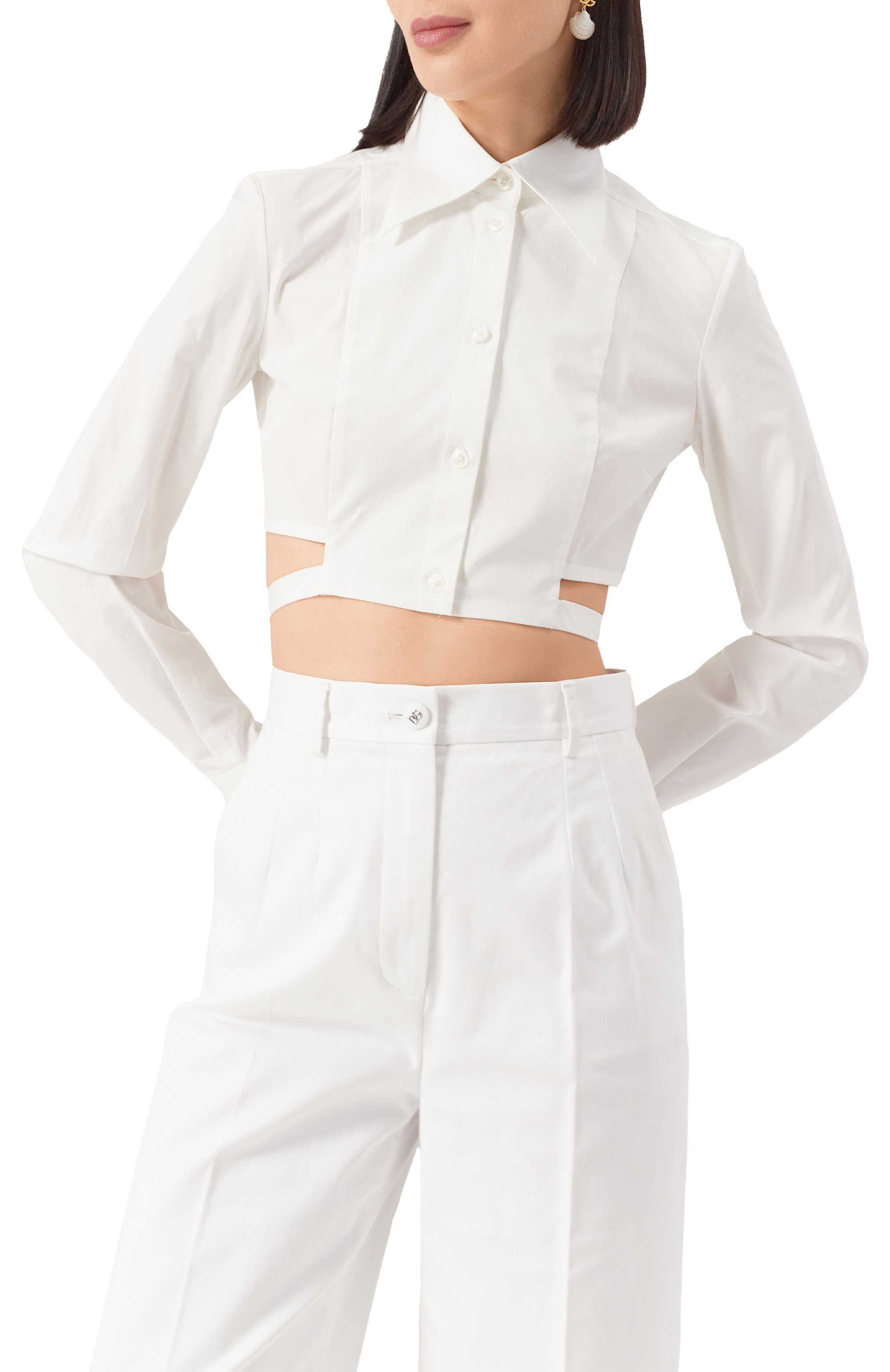 Хлопковая рубашка DOLCE & GABBANA, арт. F5S50T/FUFNJ, фото 3