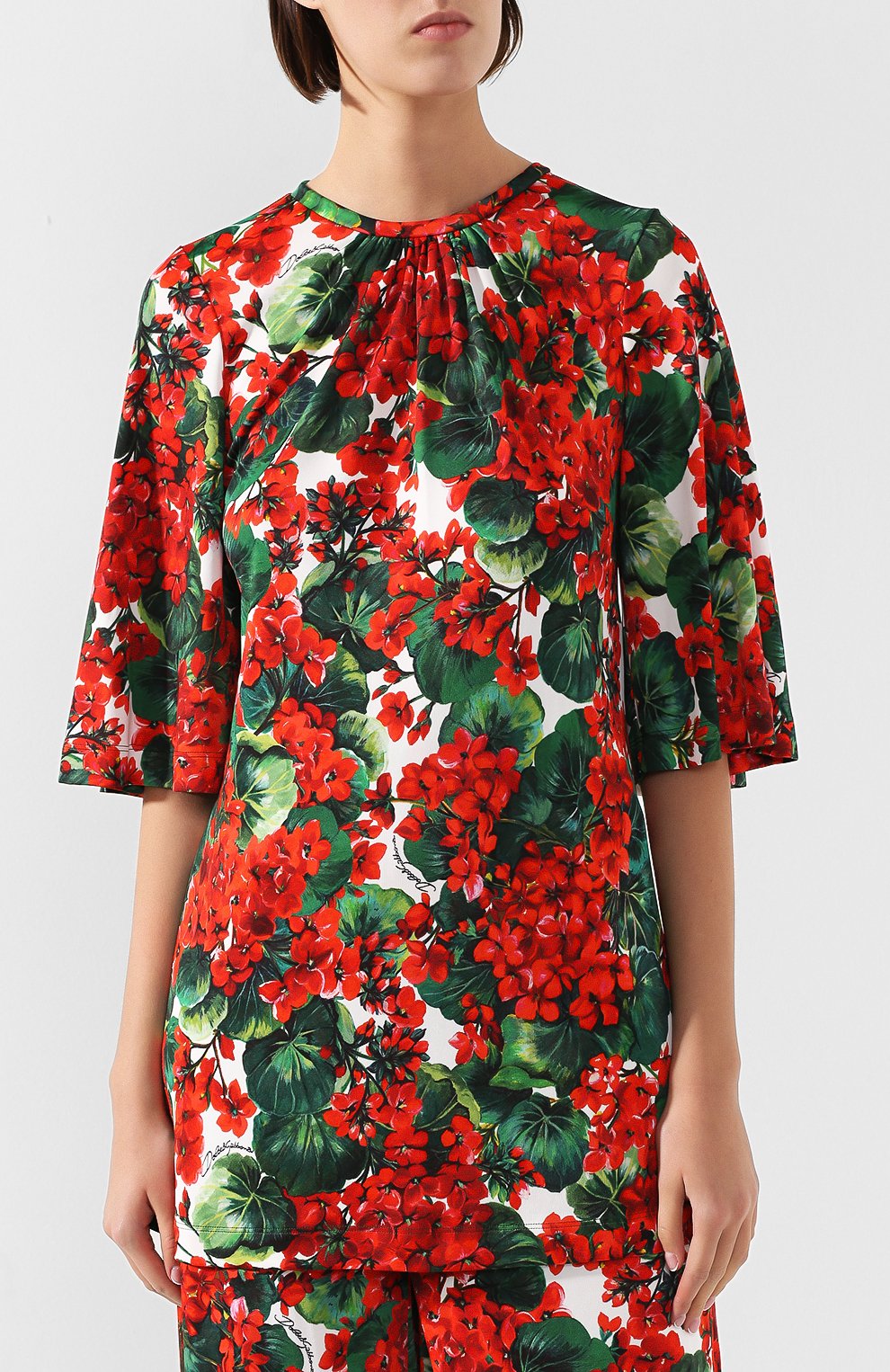 Удлиненный топ DOLCE & GABBANA, арт. F72W5T/FSG0W, фото 3