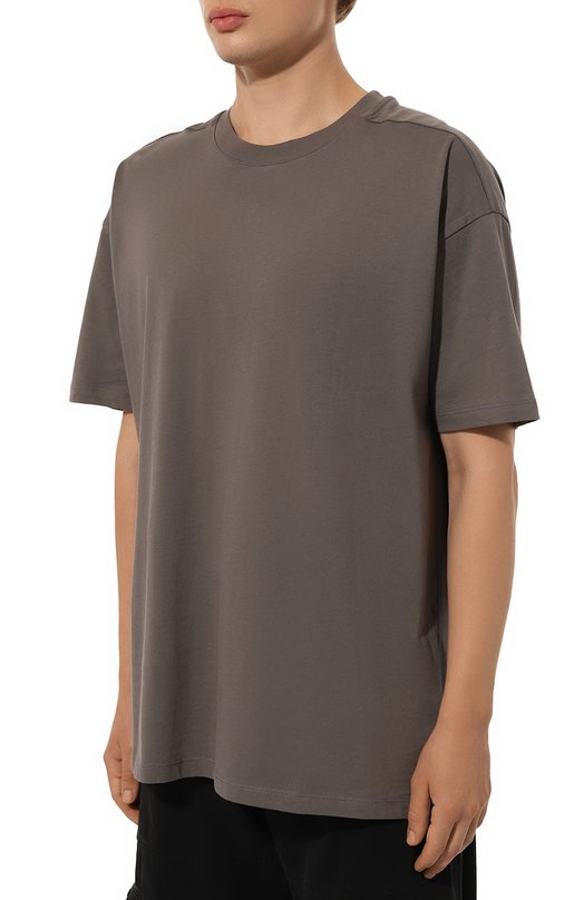 Хлопковая футболка Thom Krom Коричневый, фото 3