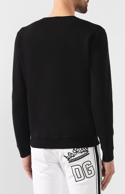 Хлопковый свитшот SAINT LAURENT, арт. 583897/YBKH2, фото 4