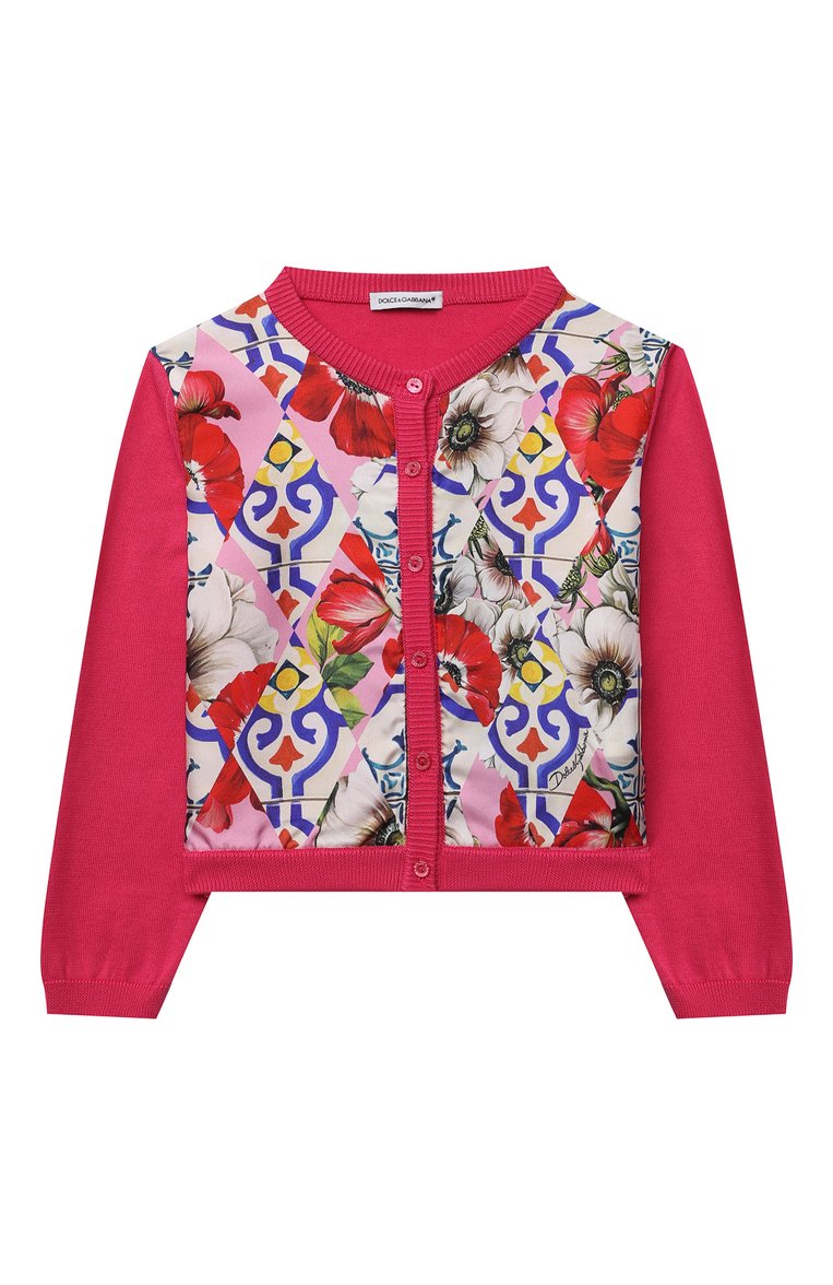 Кардиган из хлопка и шелка DOLCE & GABBANA, арт. L2KWD5/JACJV, фото 1