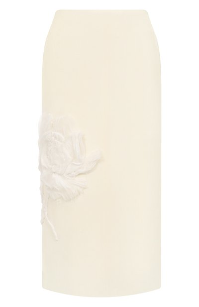 Женская юбка из вискозы и шелка JIL SANDER, арт. J03MA0222/J65005