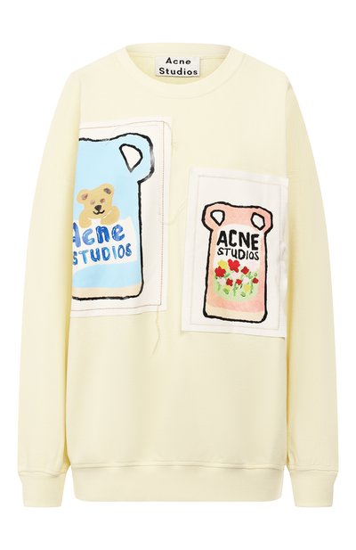 Женский хлопковый свитшот ACNE STUDIOS, арт. AI0039