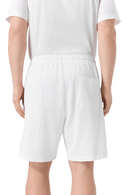 Хлопковые шорты Sporty and Rich SH039621425WH01 Белый  SH039621425WH01 Фото 4