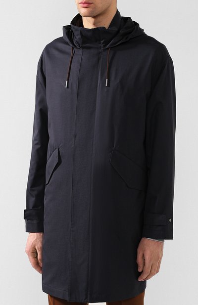 Плащ из смеси шерсти и шелка ZEGNA, арт. UST25/S302, фото 3