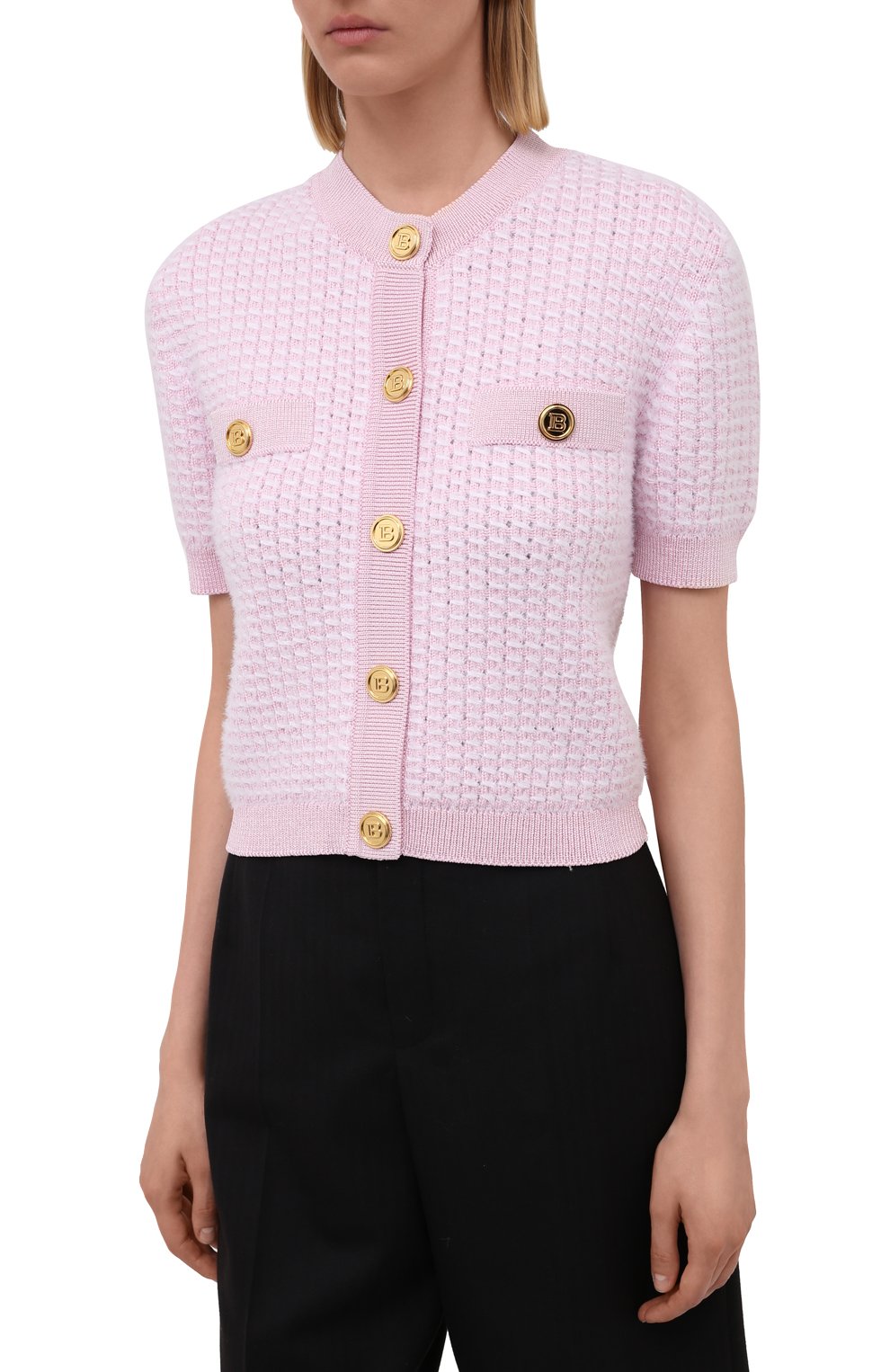 Кардиган из вискозы BALMAIN, арт. WF1KL020/K289, фото 3