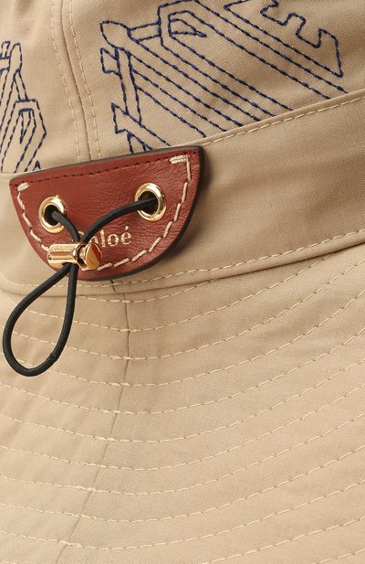 Хлопковая панама CHLOÉ, арт. CHC21SD006HA2, фото 3