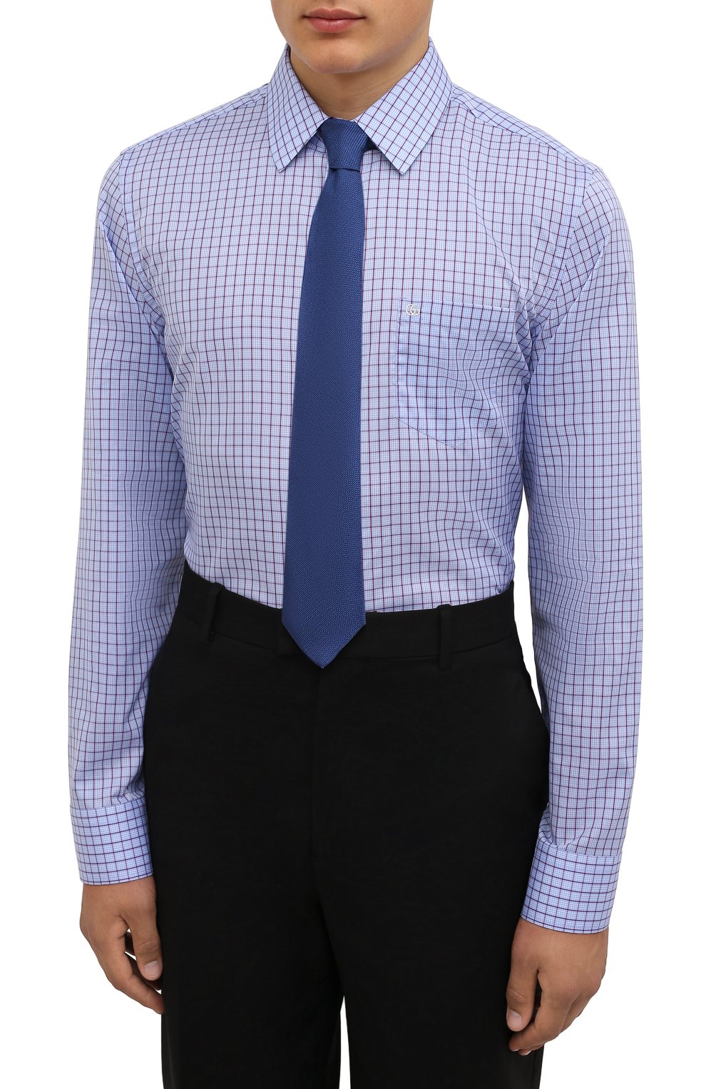 Хлопковая рубашка GUCCI, арт. 654926/ZAG0P, фото 4