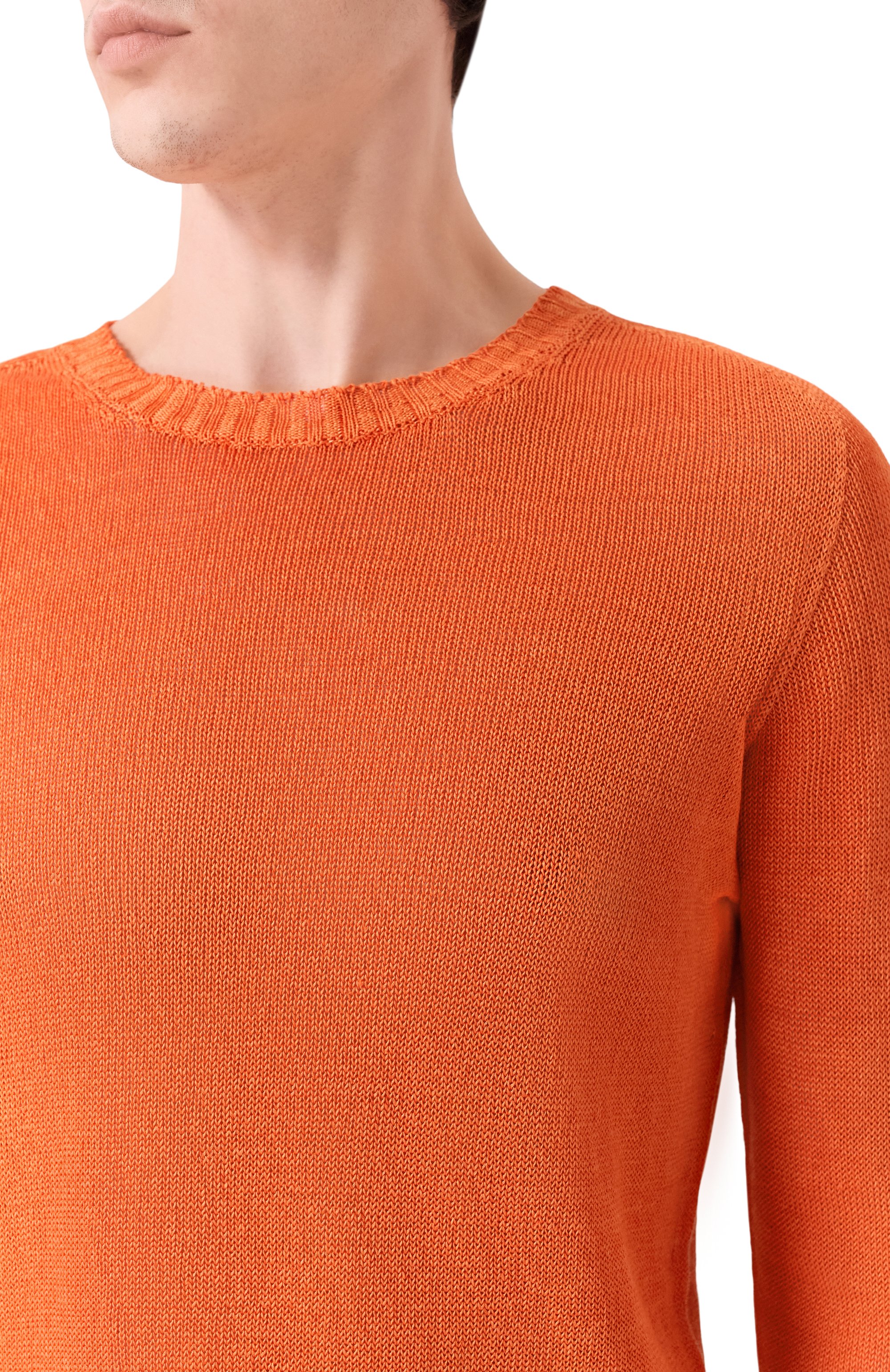 Льняной джемпер 120% LINO, арт. 33ALIM39FF/F966/S000, фото 5