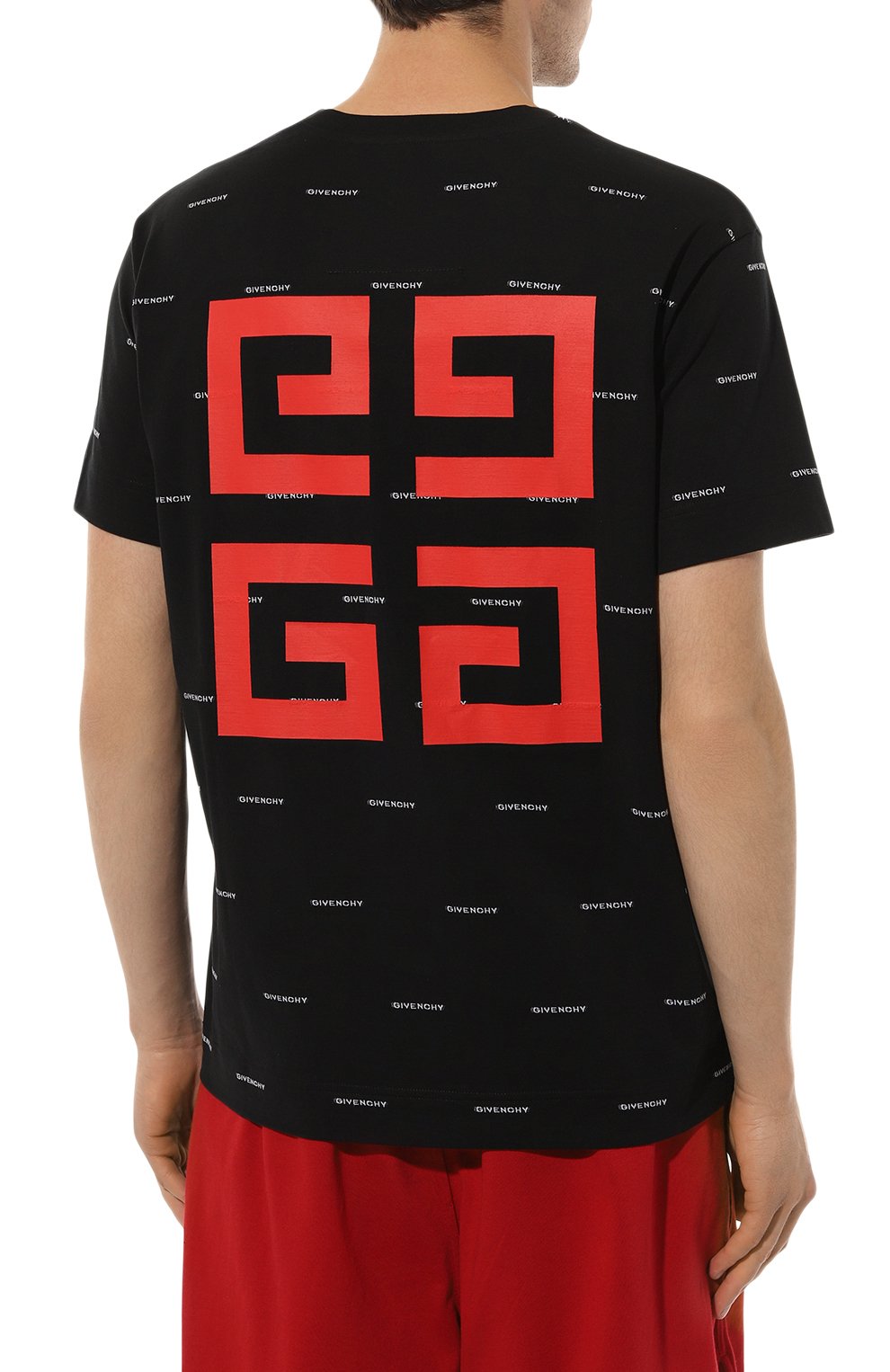Хлопковая футболка GIVENCHY, арт. BM716R/3YE4, фото 4