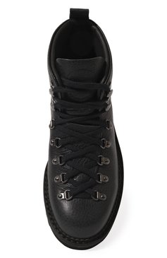 Мужские кожаные ботинки FRACAP темно-синего цвета, арт. M120/NEBRASKA 316 | Фото 6 (Мужское Кросс-КТ: Ботинки-обувь; Материал внутренний: Натуральная кожа; Материал сплава: Проставлено; Материал утеплителя: Без утеплителя; Подошва: Плоская; Драгоценные камни: Проставлено)