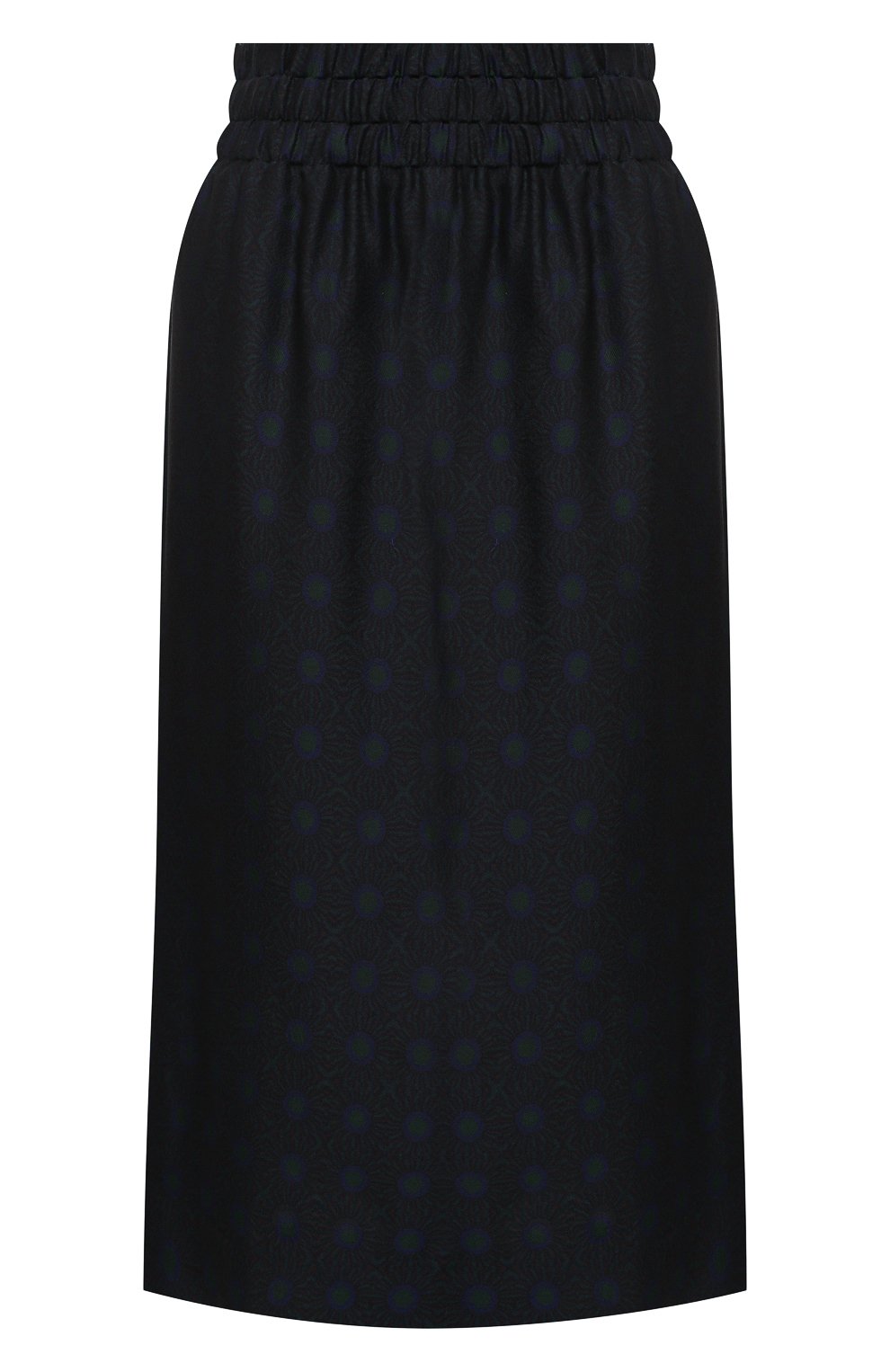 Юбка из вискозы и шелка DRIES VAN NOTEN темно-синего цвета по цене 65600 руб., арт. 202-10880-1331, фото 1 Юбка из вискозы и шелка DRIES VAN NOTEN, арт. 202-10880-1331, фото 1
