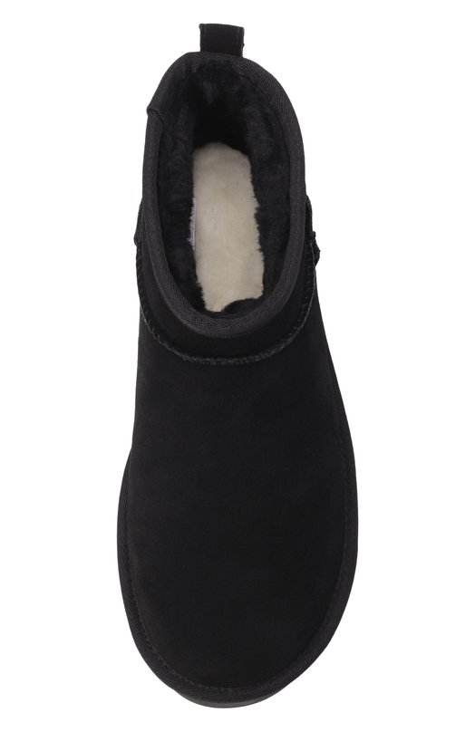 Замшевые угги Classic Ultra Mini Platform UGG 1135092 Чёрный  1135092 Фото 6