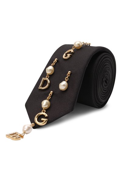 Мужской шелковый галстук DOLCE & GABBANA, арт. GT177Z/G0U46