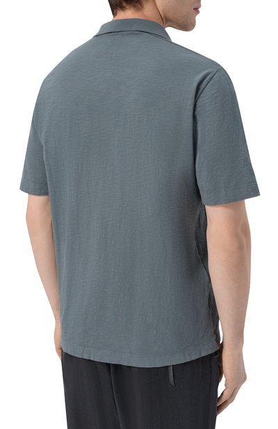 Поло из хлопка и льна TRANSIT, арт. CFUTRC5401, фото 4