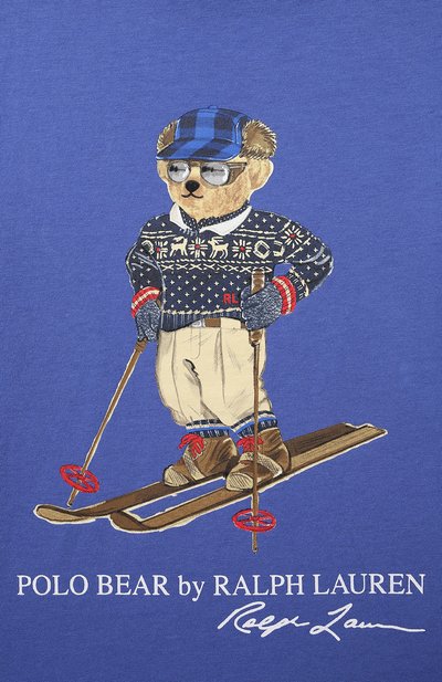 Хлопковая футболка POLO RALPH LAUREN, арт. 321853790, фото 3